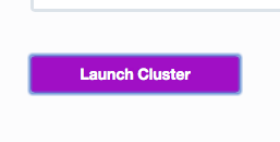 Launch cluster button