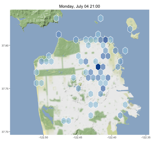 Weekend data map