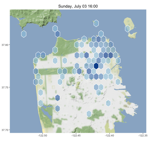 Weekend data map